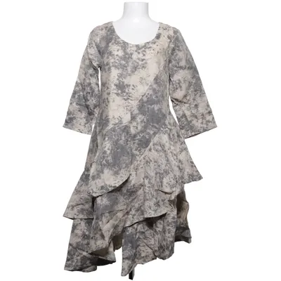 Klänning (Grå, Beige, Flerfärgad) från Olars Ulla Linne