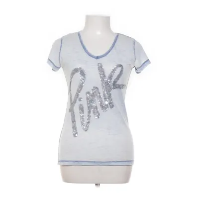 T-shirt (Blue) from Pink Victoria's Secret Cotton
