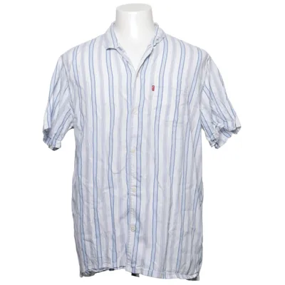 Chemise à manches courtes (Bleu, Blanc) de Levi Strauss & Co Coton, Lyocell