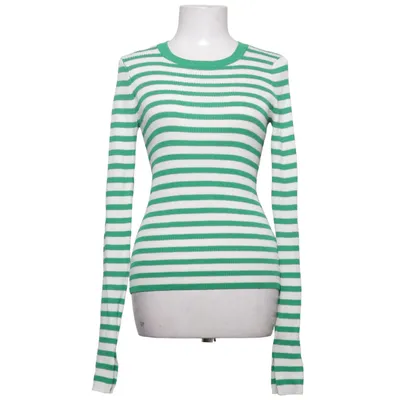 Sweater (Green, White) from Lindex Polyamide, Viscose