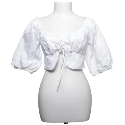 Crop top (Wit) van Bik Bok Organisch katoen, Gerecycled polyester