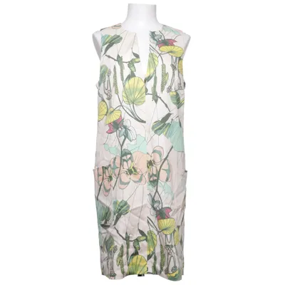 Kjole (Beige, Grøn, Gul) fra H&M Conscious Collection Bomuld, Elastan, Lyocell, Genanvendt polyester