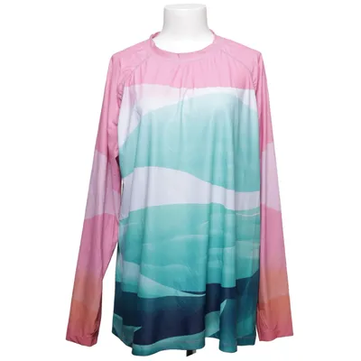 T-shirt de natation (Rose, Bleu, Multicolore) Élasthane, Polyester