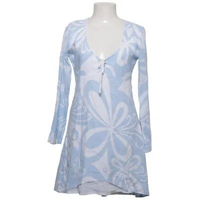 Robe (Bleu, Blanc) de Mississippi Coton