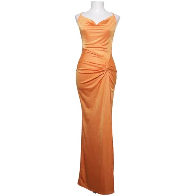 Robe longue (Orange) de PrettyLittleThing Élasthane, Polyester
