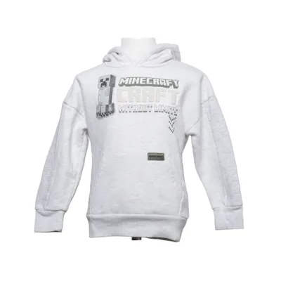 Huvtröja (Grå) från Minecraft Bomull, Polyester