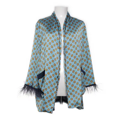 Dressing gown (Blue, Multicolored) from Zara Woman Polyester