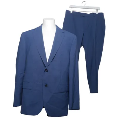 Suit (Blue) from Hugo Boss Polyester, Viscose, Wool
