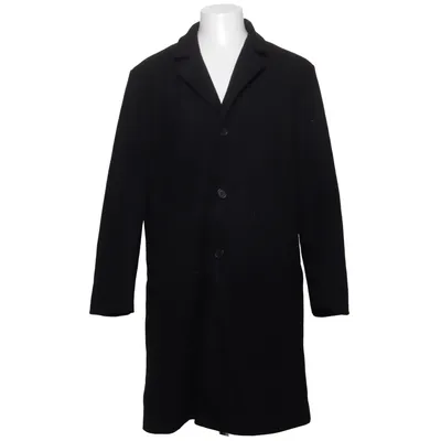 Mantel (Schwarz) von H&M Man Polyamid, Polyester, Viskose, Wolle