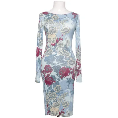 Klänning (Blå, Flerfärgad) från Bcbgmaxazria Elastan, Viskos