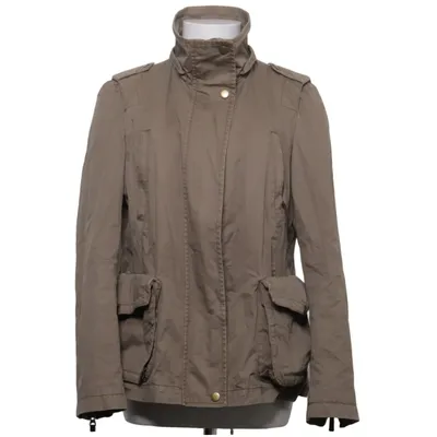 Veste safari (Beige) de Zara Basic Coton, Polyester