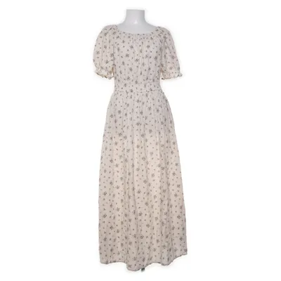 Långklänning (Beige, Flerfärgad) från Newbie by KappAhl Bomull