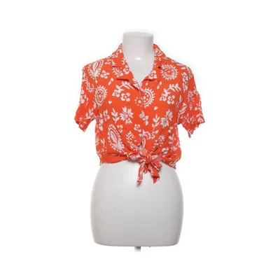 Korte mouwen shirt (Rood, Wit) van Flash Viscose