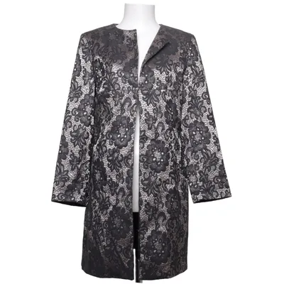 Cardigan (Zwart, Beige) van Tricia Elastaan, Polyester, Viscose