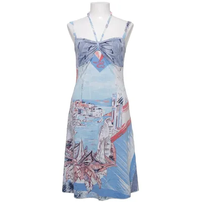 light blue short sleeve dress Sommer Babydoll Short Dress — Light Blue