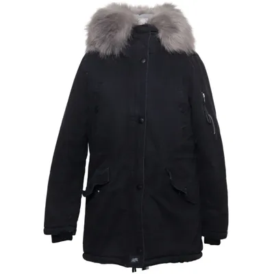 Parka (Sort) fra Sixth June Bomuld, Kunstpels, Polyester
