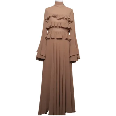 Robe longue (Beige) de H&M Edition Polyester