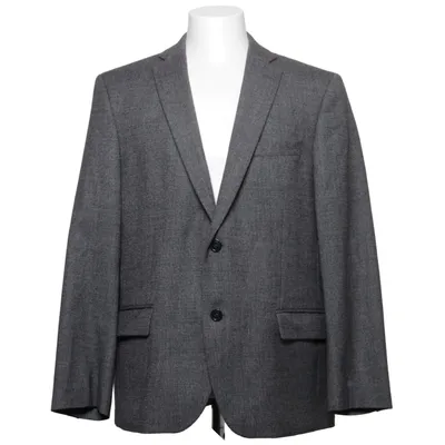Blazer (Grijs) van Paul R. Smith Viscose, Wol