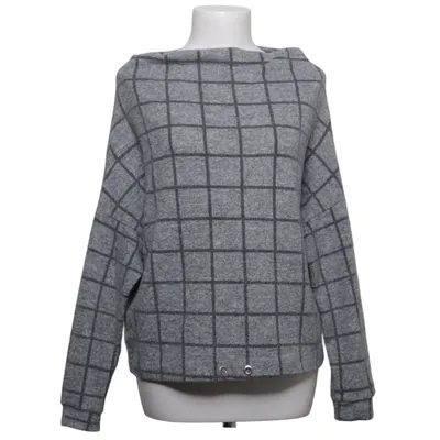 Strickpullover (Grau) von Queen Baumwolle, Elasthan