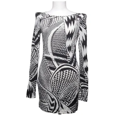 Robe (Noir, Blanc) de Miss Sixty Collection Élasthane, Viscose