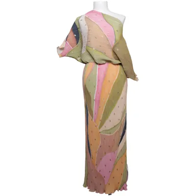 Robe longue (Multicolore) de Never Fully Dressed Élasthane, Polyester recyclé