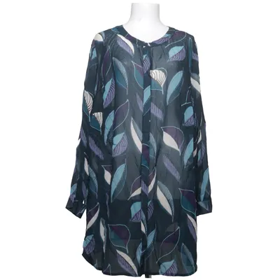 Blouse (Blue, Purple, Multicolored) from Selection by Ulla Popken Viscose