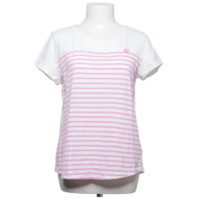 T-shirt (Blanc, Rose) de Tom Tailor Denim Coton