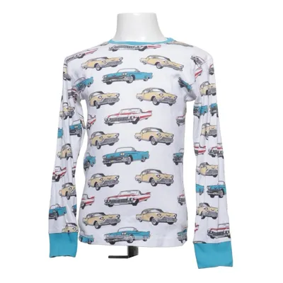 Långärmad t-shirt (Vit, Blå, Flerfärgad) från Varför Därför Bomull