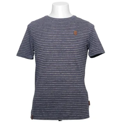 T-shirt (Blauw, Wit) van Naketano Katoen, Polyester