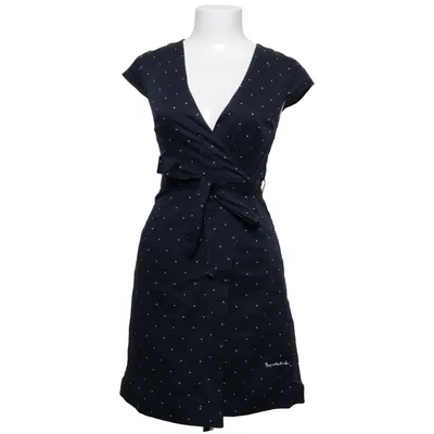Wikkeljurk (Blauw, Wit) van Bondelid Katoen, Elastaan, Polyester