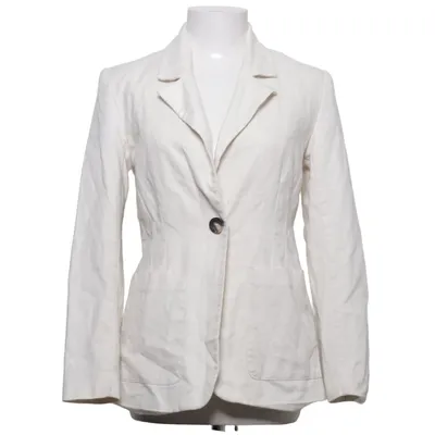 Blazer (Beige) de Collection Pimkie Coton, Lin, Polyamide, Polyester, Viscose