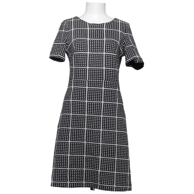Robe (Noir, Blanc) de Piú & Piú Coton, Élasthane, Polyamide, Polyester