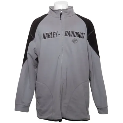 Fleecejakke (Grå, Sort) fra Harley Davidson