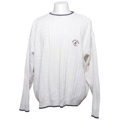 Sweater (White, Blue) from Nautica Cotton