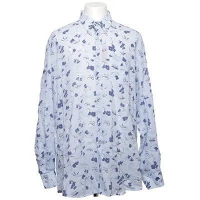 Shirt (Blauw, Wit) van Paul & Shark Linnen