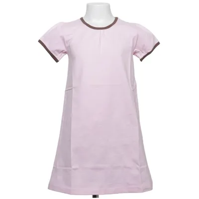 Klänning (Rosa, Brun) från Cheeky Monkey Elastan, Ekologisk bomull