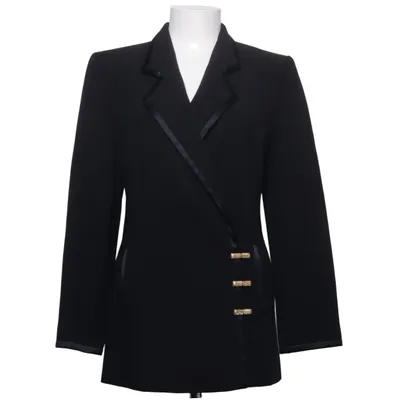 Kavaj (Svart) från Louis Féraud Silke, Viskos, Ull