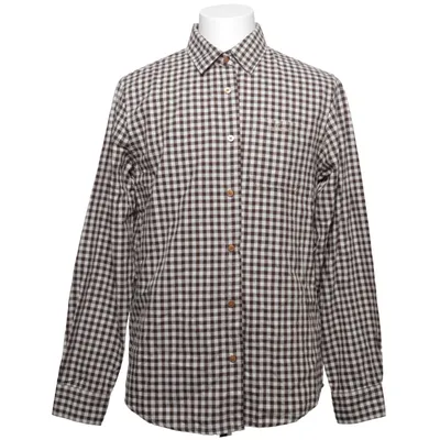 Chemise (Marron, Blanc) de Luis Trenker Coton