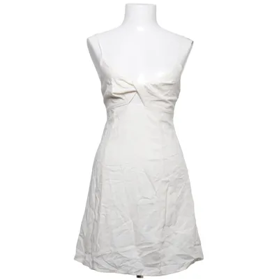 Dress (White) from FB Sister Linen, Polyester, Viscose