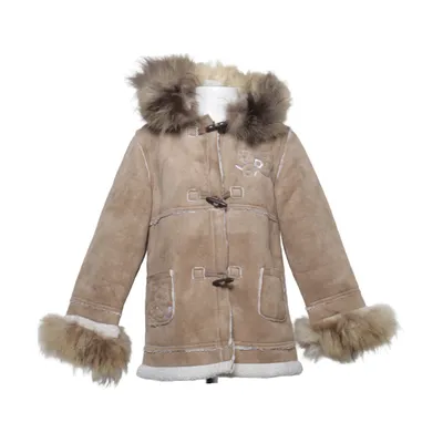 Shearlingjacka (Beige) från Cherokee Polyester