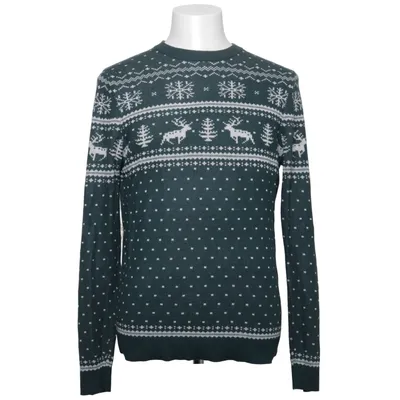 Christmas sweater (Green, White) from Originals by Jack & Jones Acrylic
