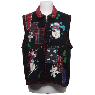 Gilet (Zwart, Meerkleurig) van Designers Originals Katoen
