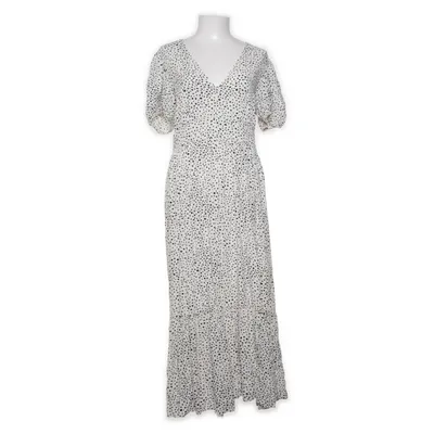 Maxi dress (White, Black) from Lindex Viscose