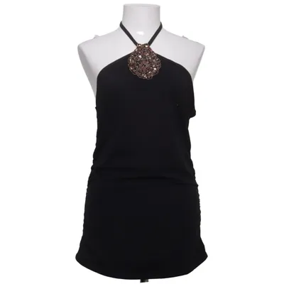 Halter neck top (Black) from Watcher Cotton, Elastane