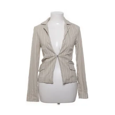 Blazer (Beige, Wit) van Urban Outfitters Elastaan, Nylon, Viscose