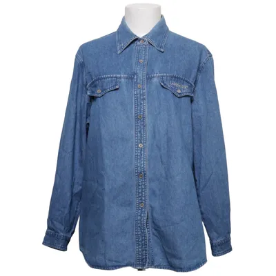 Denim shirt (Blue) from Lafei Nier Cotton