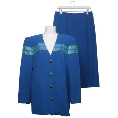 Business Kostüm (Blau, Grün) von Kirsten Krog Design Polyester
