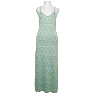 Maxi dress (Green, Blue, Multicolored) from Mango Polyester, Viscose