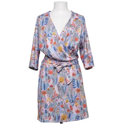 Wrap dress (White, Blue, Multicolored) from Mr Gugu & Miss Go Elastane, Polyester