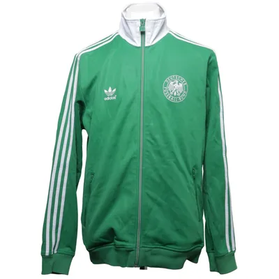 Træningsjakke (Grøn, Hvid) fra Adidas Originals Bomuld, Polyester